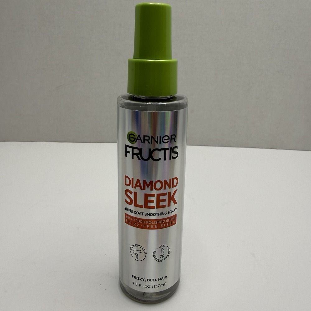 Garnier Fructis Diamond Sleek Shine-Coat Smoothing Spray 4.6 oz New